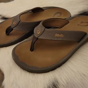 Olukai Men's Flip Flops, EUC!